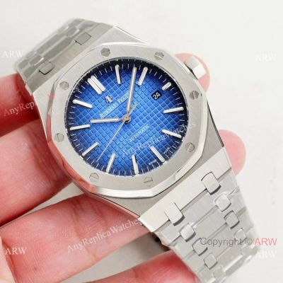 AP Audemars Piguet Royal Oak Selfwinding Stainless Steel Blue Watches - New Replica